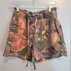 Cynthia Rowley Floral Shorts Size Xs